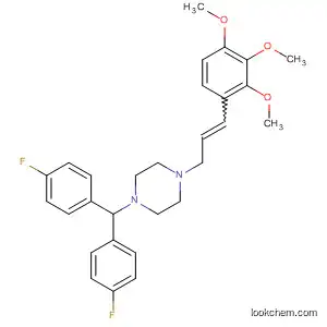 Piperazine,
1-[bis(4-fluorophenyl)methyl]-4-[3-(2,3,4-trimethoxyphenyl)-2-propenyl]-