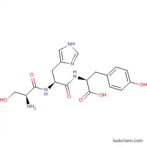 Molecular Structure of 105052-44-6 (L-Tyrosine, N-(N-L-seryl-L-histidyl)-)