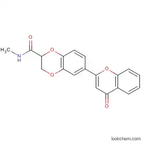 Molecular Structure of 110535-67-6 (1,4-Benzodioxin-2-carboxamide,
2,3-dihydro-N-methyl-6-(4-oxo-4H-1-benzopyran-2-yl)-)