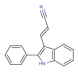 2-Propenenitrile, 3-(2-phenyl-1H-indol-3-yl)-, (E)-