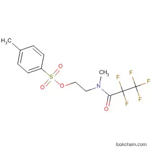 Molecular Structure of 114505-29-2 (Propanamide,
2,2,3,3,3-pentafluoro-N-methyl-N-[2-[[(4-methylphenyl)sulfonyl]oxy]ethyl]-)