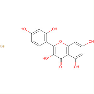 4H-1-Benzopyran-4-one, 2-(2,4-dihydroxyphenyl)-3,5,7-trihydroxy-, barium salt (1:1)