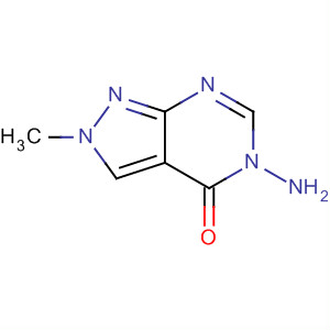 Molecular Structure of 114936-12-8 (4H-Pyrazolo[3,4-d]pyrimidin-4-one, 5-amino-2,5-dihydro-2-methyl-)