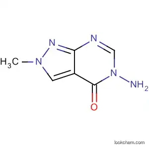 Molecular Structure of 114936-12-8 (4H-Pyrazolo[3,4-d]pyrimidin-4-one, 5-amino-2,5-dihydro-2-methyl-)