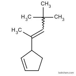 Molecular Structure of 115562-31-7 (Cyclopentene, 3-(1,3,3-trimethyl-1-butenyl)-, (E)-)