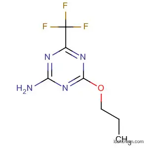 Molecular Structure of 115571-09-0 (1,3,5-Triazin-2-amine, 4-propoxy-6-(trifluoromethyl)-)