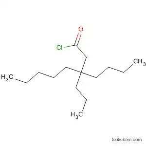 Molecular Structure of 115858-32-7 (Octanoyl chloride, 3-butyl-3-propyl-)