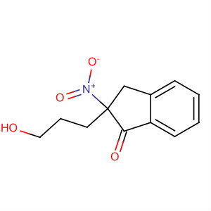 Molecular Structure of 115877-40-2 (1H-Inden-1-one, 2,3-dihydro-2-(3-hydroxypropyl)-2-nitro-)