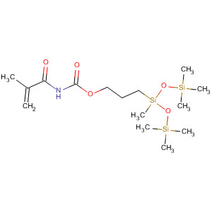 Molecular Structure of 115887-15-5 (Carbamic acid, (2-methyl-1-oxo-2-propenyl)-,
3-[1,3,3,3-tetramethyl-1-[(trimethylsilyl)oxy]disiloxanyl]propyl ester)