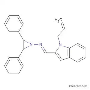 Molecular Structure of 116071-38-6 (1-Aziridinamine,
2,3-diphenyl-N-[[1-(2-propenyl)-1H-indol-2-yl]methylene]-, trans-)