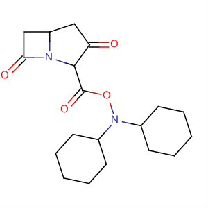 1-Azabicyclo[3.2.0]heptane-3,7-dione, 2-[[(dicyclohexylamino)oxy]carbonyl]-