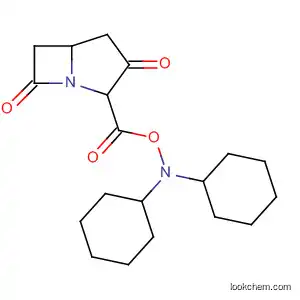 Molecular Structure of 116169-40-5 (1-Azabicyclo[3.2.0]heptane-3,7-dione,
2-[[(dicyclohexylamino)oxy]carbonyl]-)