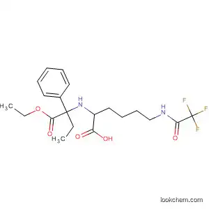 Molecular Structure of 116169-89-2 (Benzenebutanoic acid,
a-[[1-carboxy-5-[(trifluoroacetyl)amino]pentyl]amino]-, monoethyl ester)