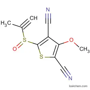 2,4-Thiophenedicarbonitrile, 3-methoxy-5-(2-propynylsulfinyl)-