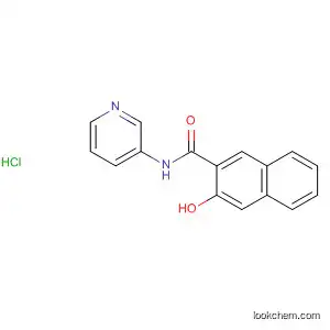 Molecular Structure of 116209-10-0 (2-Naphthalenecarboxamide, 3-hydroxy-N-3-pyridinyl-,
monohydrochloride)