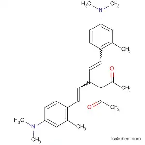 Molecular Structure of 116209-20-2 (2,4-Pentanedione,
3-[3-[4-(dimethylamino)-2-methylphenyl]-1-[2-[4-(dimethylamino)-2-meth
ylphenyl]ethenyl]-2-propenyl]-)