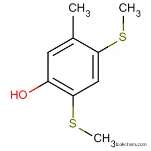 Molecular Structure of 116222-42-5 (Phenol, 5-methyl-2,4-bis(methylthio)-)