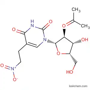 Molecular Structure of 116235-25-7 (Uridine, 2',3'-O-(1-methylethylidene)-5-(2-nitroethyl)-)