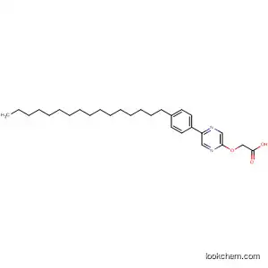 Molecular Structure of 116237-85-5 (Acetic acid, [[5-(4-hexadecylphenyl)pyrazinyl]oxy]-)