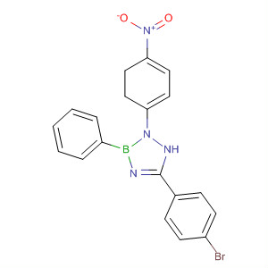 1H-1,2,4,3-Triazaborole, 5-(4-bromophenyl)-2,3-dihydro-2-(4-nitrophenyl)-3-phenyl-