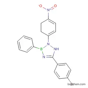 Molecular Structure of 116238-04-1 (1H-1,2,4,3-Triazaborole,
5-(4-bromophenyl)-2,3-dihydro-2-(4-nitrophenyl)-3-phenyl-)