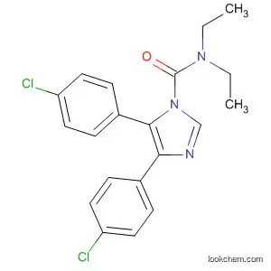 Molecular Structure of 116238-62-1 (1H-Imidazole-1-carboxamide, 4,5-bis(4-chlorophenyl)-N,N-diethyl-)