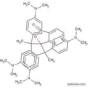 Molecular Structure of 116238-76-7 (1(3H)-Isobenzofuranone,
3,3-bis[1,1-bis[4-(dimethylamino)phenyl]ethyl]-)