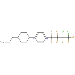 Benzene, 1-(3,4-dichloro-1,1,2,2,3,4,4-heptafluorobutyl)-4-(4-propylcyclohexyl)-, trans-