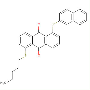 9,10-Anthracenedione, 1-(2-naphthalenylthio)-5-(pentylthio)-