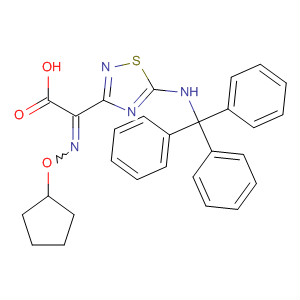 1,2,4-Thiadiazole-3-acetic acid, a-[(cyclopentyloxy)imino]-5-[(triphenylmethyl)amino]-, (Z)-