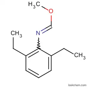 Molecular Structure of 116396-95-3 (Methanimidic acid, N-(2,6-diethylphenyl)-, methyl ester)