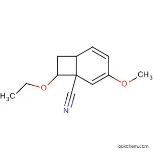 Molecular Structure of 116415-08-8 (Bicyclo[4.2.0]octa-2,4-diene-1-carbonitrile, 8-ethoxy-3-methoxy-)