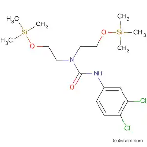 Molecular Structure of 116422-00-5 (Urea, N'-(3,4-dichlorophenyl)-N,N-bis[2-[(trimethylsilyl)oxy]ethyl]-)