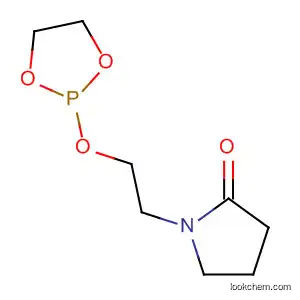 Molecular Structure of 116422-15-2 (2-Pyrrolidinone, 1-[2-(1,3,2-dioxaphospholan-2-yloxy)ethyl]-)