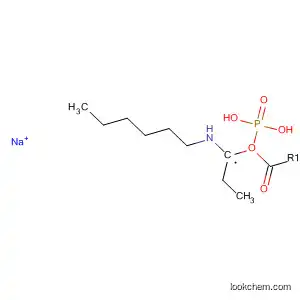 Molecular Structure of 116423-18-8 (Phosphonic acid, [(hexylamino)methyl]-, monoethyl ester, monosodium
salt)