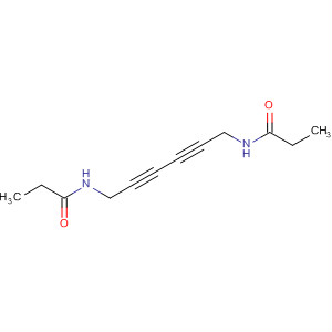 Molecular Structure of 116430-11-6 (Propanamide, N,N'-2,4-hexadiyne-1,6-diylbis-)