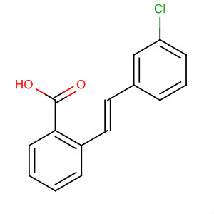 Benzoic acid, 2-[2-(3-chlorophenyl)ethenyl]-, (E)-