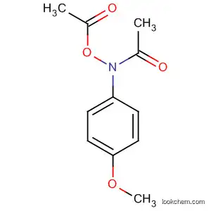 Molecular Structure of 116505-01-2 (Acetamide, N-(acetyloxy)-N-(4-methoxyphenyl)-)