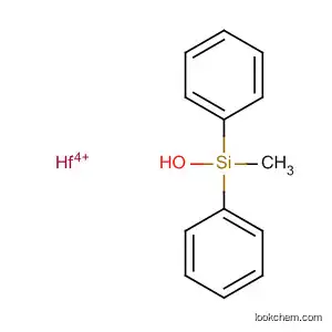 Molecular Structure of 116649-57-1 (Silanol, methyldiphenyl-, hafnium(4+) salt)