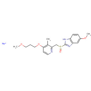1H-Benzimidazole, 5-methoxy-2-[[[4-(3-methoxypropoxy)-3-methyl-2-pyridinyl]methyl]sulfinyl ]-, sodium salt