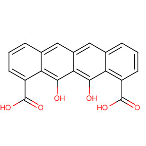 Molecular Structure of 118536-77-9 (1,10-Naphthacenedicarboxylic acid, 11,12-dihydroxy-)