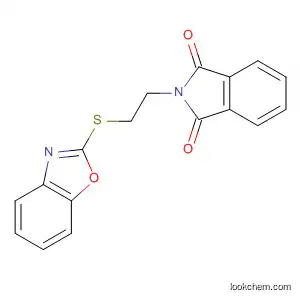 Molecular Structure of 121161-67-9 (2-[2-(1,3-benzoxazol-2-ylsulfanyl)ethyl]-1H-isoindole-1,3(2H)-dione)