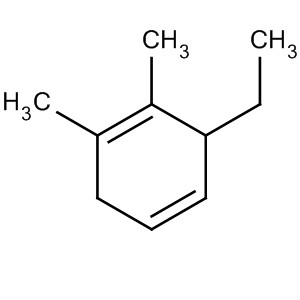 Molecular Structure of 125909-70-8 (1,4-Cyclohexadiene, 3-ethyl-1,2-dimethyl-)
