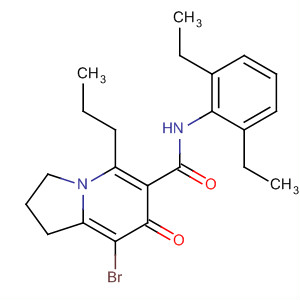 6-Indolizinecarboxamide, 8-bromo-N-(2,6-diethylphenyl)-1,2,3,7-tetrahydro-7-oxo-5-propyl-