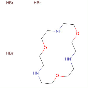 Molecular Structure of 138913-24-3 (1,7,13-Trioxa-4,10,16-triazacyclooctadecane, trihydrobromide)