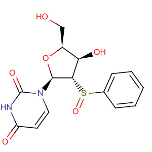 Molecular Structure of 138914-55-3 (Uridine, 2'-deoxy-2'-(phenylsulfinyl)-, (R)-)