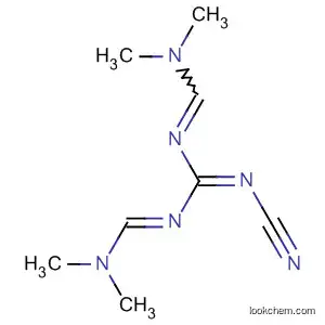 Molecular Structure of 138965-39-6 (Guanidine, N''-cyano-N,N'-bis[(dimethylamino)methylene]-, (E,E)-)