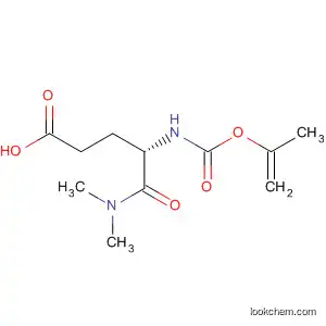 Molecular Structure of 138965-49-8 (Pentanoic acid,
5-(dimethylamino)-5-oxo-4-[[(2-propenyloxy)carbonyl]amino]-, (S)-)