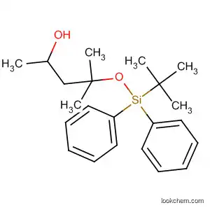 Molecular Structure of 138967-36-9 (2-Pentanol, 4-[[(1,1-dimethylethyl)diphenylsilyl]oxy]-4-methyl-)