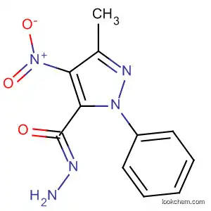 Molecular Structure of 139026-53-2 (Formaldehyde, (3-methyl-4-nitro-1-phenyl-1H-pyrazol-5-yl)hydrazone)